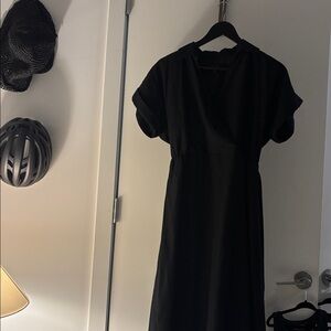 Ann Taylor Linen Midi Dress